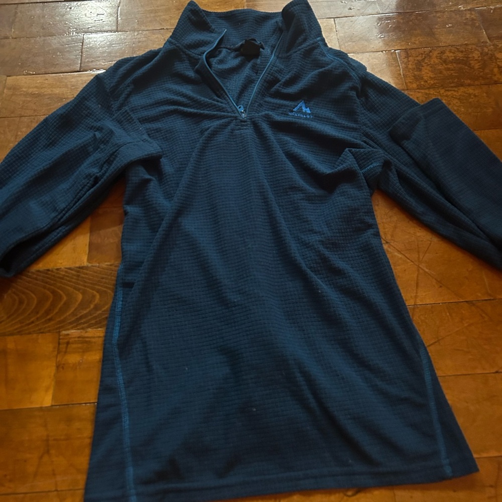 Men's Blue Pullover Polo Shirt